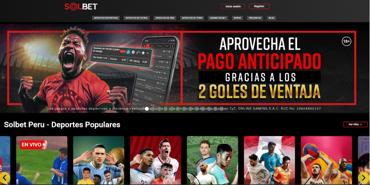 Código promocional Solbet