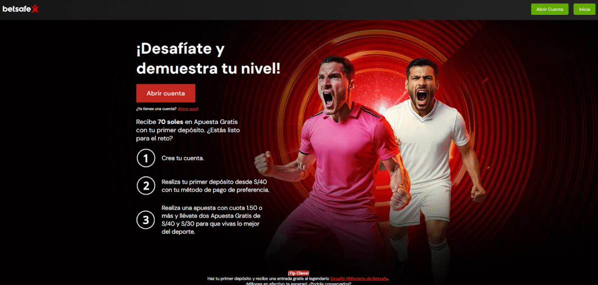 Betsafe C&oacute;digo promocional