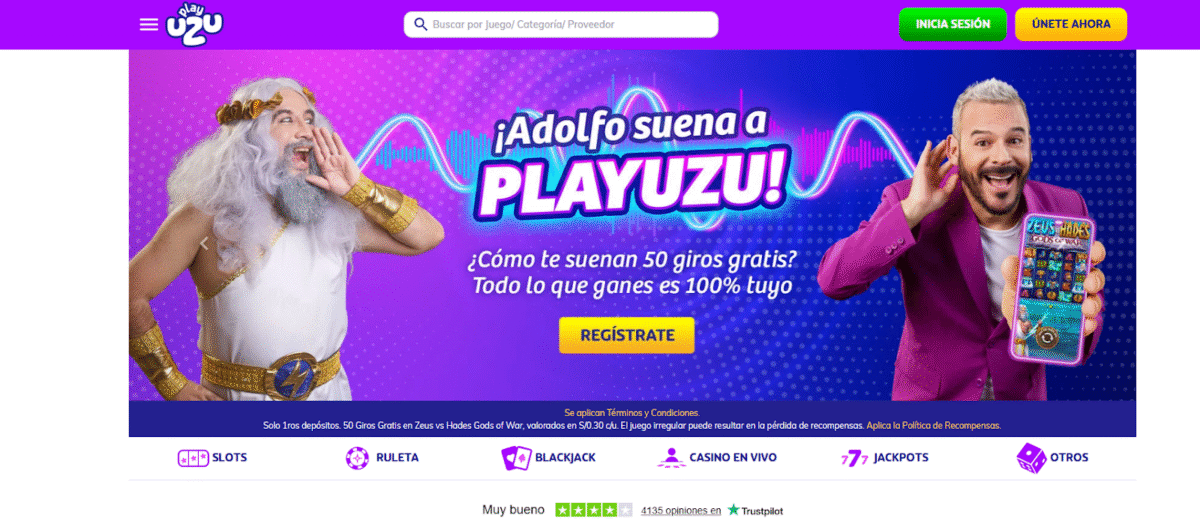 Bono de bienvenida playUzu