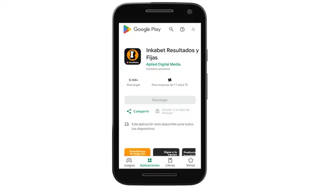 Descarga de Inkabet desde el Google Play