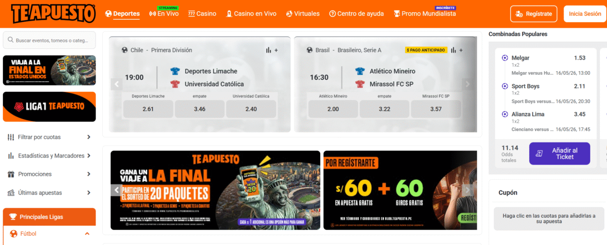 C&oacute;mo apostar en Te Apuesto