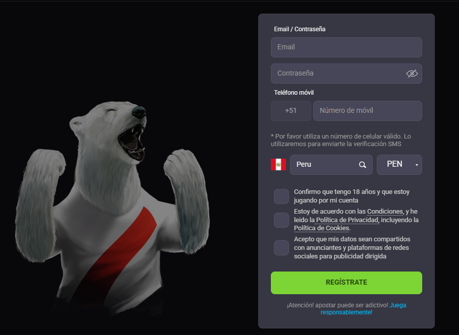 C&oacute;mo registrarse en Coolbet 