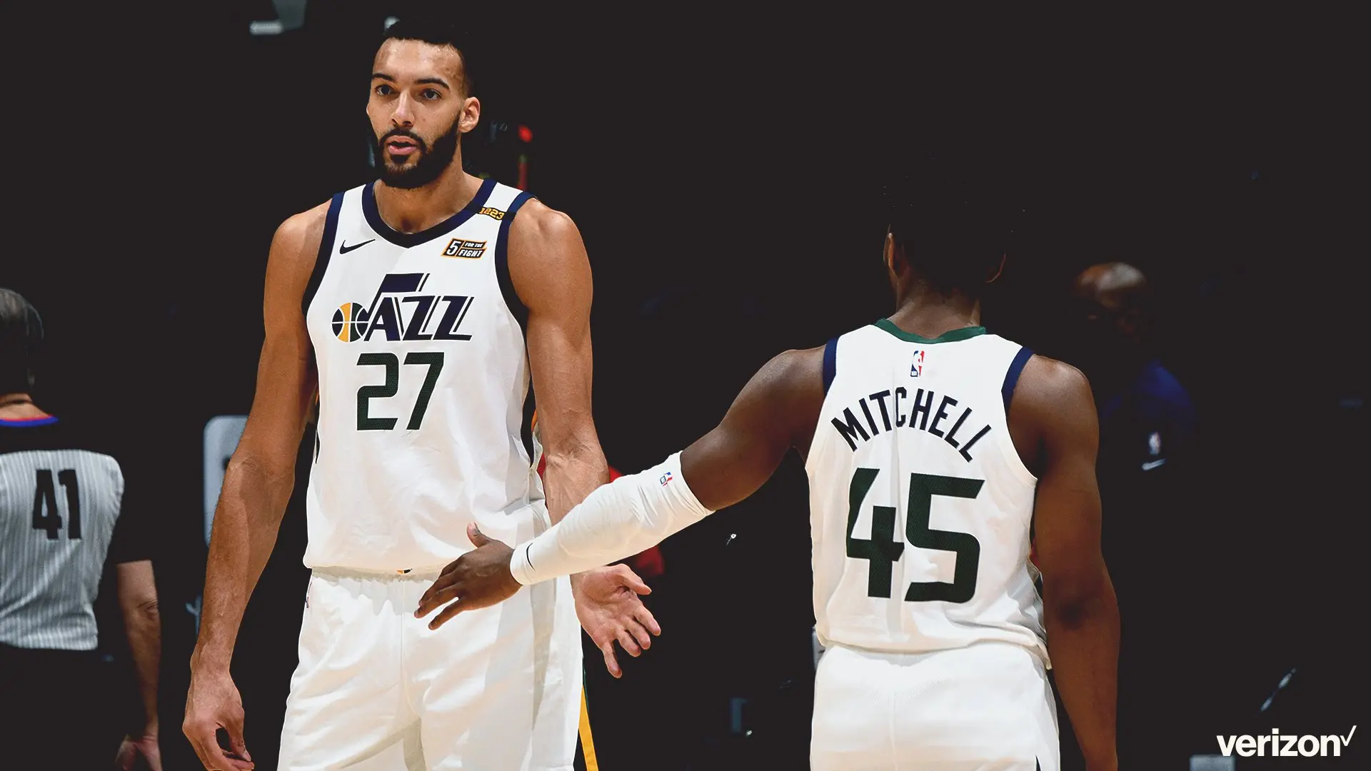 Utah Jazz Rudy Gobert Donovan Mitchell