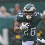 Miles Sanders running back Philadelphia Eagles