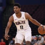 Scoot Henderson em ação pelo Ignite em 2023