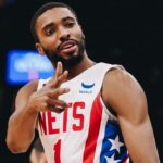 Mikal Bridges em partida pelos Nets