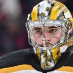 Swayman renova com os Bruins por mais um ano.