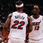 Adebayo e Butler em ação pelo Heat