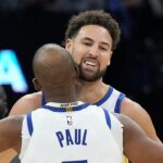 Chris Paul, Klay Thompson - Golden State Warriors @ Sacramento Kings