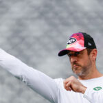 New York Jets quarterback Aaron Rodgers