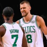Jaylen Brown, Kristaps Porzingis - Boston Celtics