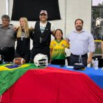 CBFA e Consulado dos EUA realizam clínica com atletas americanos - Ashlea Klam e Brennan Scarlett