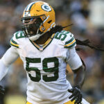 De'Vondre Campbell em ação pelo Green Bay Packers