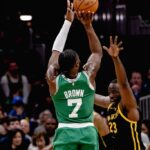 Jaylen Brown, Draymond Green - Golden State Warriors @ Boston Celtics