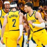 Turner, Nembhard, Haliburton - Indiana Pacers