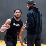 Bronny James e LeBron James