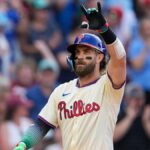 Bryce Harper quebra jejum de home runs e Phillies vencem Mets