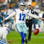 Brandon Aubrey, kicker dos Cowboys.
