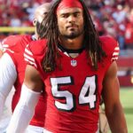 San Francisco 49ers linebacker Fred Warner (54) after the game against the Arizona Cardinals at Levi's Stadium.