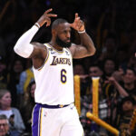LeBron James sequência de 10 ou mais pontos