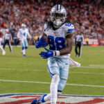 Dallas Cowboys wide receiver CeeDee Lamb (88) catches the football for a touchdown against the San Francisco 49ers during the fourth quarter at Levi's Stadium. Mandatory Credit: Neville E. Guard-Imagn Images