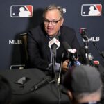 San Diego Padres managers Mike Shildt speaks with the media at the Hilton Anatole during the 2024 MLB Winter Meetings.