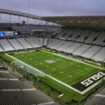 Sep 6, 2024; Sao Paulo, Brazil; A general overall view of the 2024 NFL Sao Paolo Game at Neo Quimica Arena. Mandatory Credit: Kirby Lee-Imagn Images