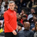 Jan 1, 2025; Washington, District of Columbia, USA; Chicago Bulls head coach Billy Donovan looks on during the fourth quarter against the Washington Wizards at Capital One Arena.