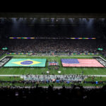 SAO PAULO, BRAZIL - SEPTEMBER 06: A general view prior to a game between the Green Bay Packers and the Philadelphia Eagles at Arena Corinthians on September 06, 2024 in Sao Paulo, Brazil. (Photo by Wagner Meier/Getty Images) NFL no Brasil