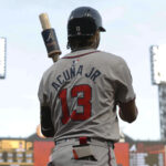 May 24, 2024; Pittsburgh, Pennsylvania, USA; Atlanta Braves right fielder Ronald Acuna Jr. (13) in the on-deck circle against the Pittsburgh Pirates during the fifth inning at PNC Park. Mandatory Credit: Charles LeClaire-USA TODAY Sports Ronald Acuna Jr.
