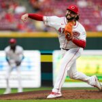 Cincinnati Reds pitcher Jakob Junis (47) throws a pitch in the second inning of a MLB game between the Cincinnati Reds and Atlanta Braves, Wednesday, Sept. 18, 2024, at Great American Ball Park in downtown Cincinnati. Jakob Junis