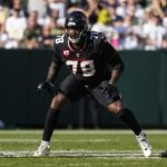 Oct 20, 2024; Green Bay, Wisconsin, USA; Houston Texans offensive tackle Laremy Tunsil (78) during the game against the Green Bay Packers at Lambeau Field.