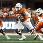 NFL Draft 2025 - Dec 21, 2024; Austin, Texas, USA; Texas Longhorns offensive lineman Kelvin Banks Jr. (78) against the Clemson Tigers during the CFP National playoff first round at Darrell K Royal-Texas Memorial Stadium. Mandatory Credit: Mark J. Rebilas-Imagn Images