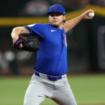 Mar 27, 2025; Phoenix, Arizona, USA; Chicago Cubs pitcher Justin Steele (35) pitches against the Arizona Diamondbacks during the first inning at Chase Field. Mandatory Credit: Joe Camporeale-Imagn Images
