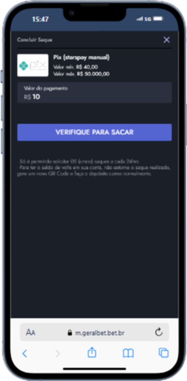 Saque Geral Bet