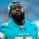 Terron Armstead em ação pelo Miami Dolphins