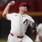 The Arizona Diamondbacks' Corbin Burnes (39) pitches against the Pittsburgh Pirates at Chase Field in Phoenix on May 27, 2025.
