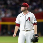 May 27, 2025; Phoenix, Arizona, USA; Arizona Diamondbacks pitcher Corbin Burnes against the Pittsburgh Pirates at Chase Field. Mandatory Credit: Mark J. Rebilas-Imagn Images
