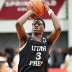 NBA Draft 2026 AJ Dybantsa - Utah Prep's AJ Dybantsa, of Brockton, during a game vs. Montverde Academy the HoopHall Classic at Springfield College on Sunday, Jan. 19, 2025.