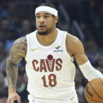 Chuma Okeke Real Madrid -Apr 13, 2025; Cleveland, Ohio, USA; Cleveland Cavaliers forward Chuma Okeke (18) brings the ball up court in the first quarter against the Indiana Pacers at Rocket Arena. Mandatory Credit: David Richard-Imagn Images