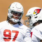 Jun 10, 2025; Tempe, AZ, USA; Arizona Cardinals defensive lineman Walter Nolen III (97) during minicamp at the teams Arizona Cardinals Training Facility.