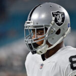 Nov 5, 2017; Miami Gardens, FL, USA; Oakland Raiders wide receiver Amari Cooper (89) looks on prior to the game against the Miami Dolphins at Hard Rock Stadium.