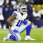 Nov 13, 2022; Green Bay, Wisconsin, USA; Dallas Cowboys linebacker Micah Parsons (11) during the game against the Green Bay Packers at Lambeau Field.