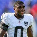 Sep 15, 2024; Baltimore, Maryland, USA; Las Vegas Raiders cornerback Jakorian Bennett (0) walks off of the field following the game against the Baltimore Ravens at M&T Bank Stadium.