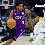 Warriors Monk Kings Especulaçao Jan 22, 2025; Sacramento, California, USA; Sacramento Kings guard Malik Monk (0) dribbles the ball against Golden State Warriors guard Gary Payton II (0) during the first quarter at Golden 1 Center. Mandatory Credit: Sergio Estrada-Imagn Images