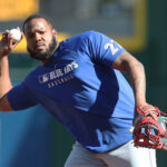 Aug 18, 2025; Pittsburgh, Pennsylvania, USA; Toronto Blue Jays first baseman Vladimir Guerrero Jr. (27) warms up before the game against the Pittsburgh Pirates at PNC Park. Mandatory Credit: Charles LeClaire-Imagn Images