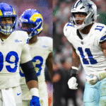 Aaron Donald e Micah Parsons nos Rams?Fotos: Mark J. Rebilas-Imagn Images e Eric Hartline-Imagn Images