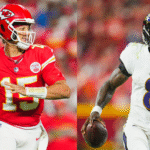 Patrick Mahomes e Lamar Jackson se enfrentam em Kansas City Chiefs x Baltimore Ravens, pela semana 4 da NFL