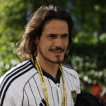 Cavani com a camisa do Boca Juniors