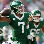 Justin Fields Jets Retorno Foto: Vincent Carchietta-Imagn Images